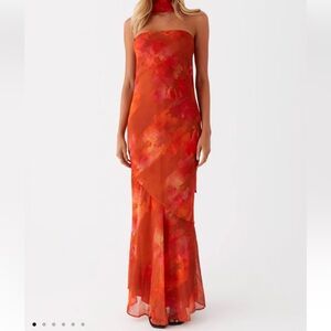 Elegant Floral Maxi Dress